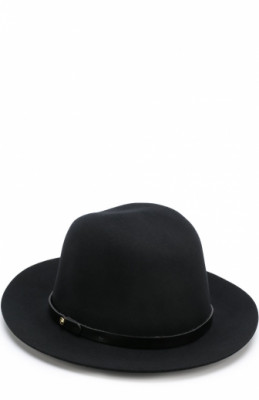 Шерстяная шляпа с кожаным ремешком Rag&Bone